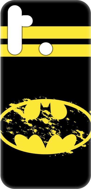 #Uncultured Back Cover for Realme 5 Pro - Batman Print  (Multicolor, Hard Case, Pack of: 1)