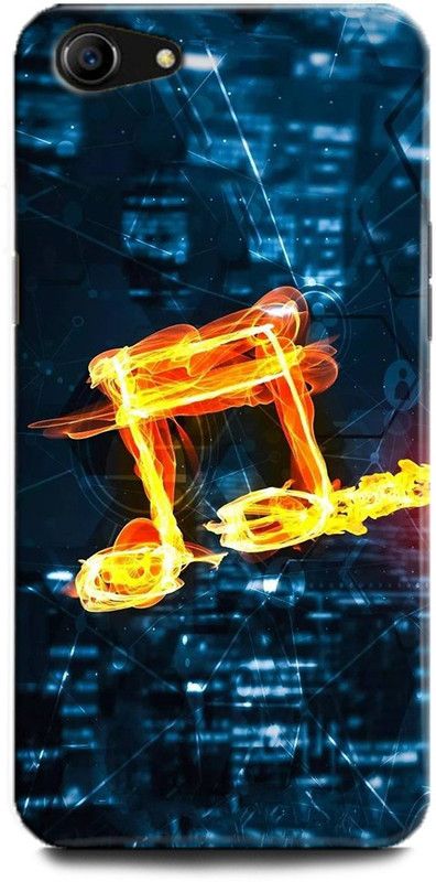INDICRAFT Back Cover for OPPO A71, CPH1717, CPH1821 MUSIC, INSTUMENT, FIRE, MUSIC NOTE  (Multicolor, Hard Case, Pack of: 1)