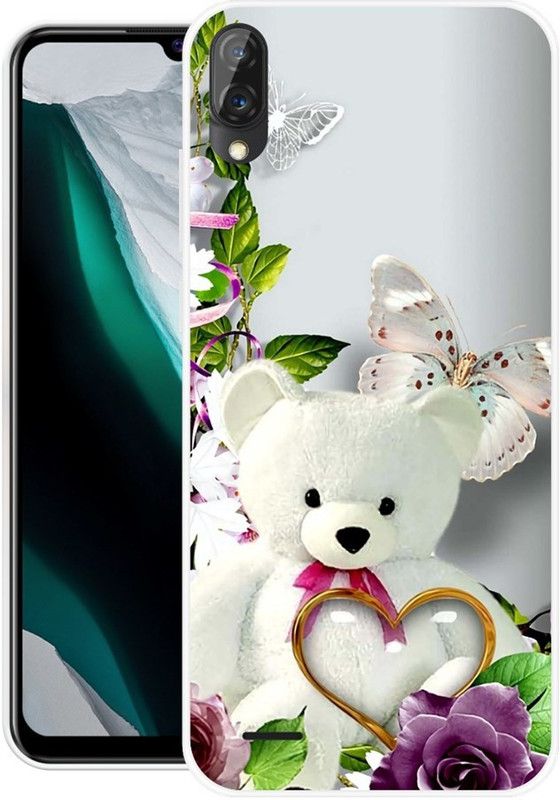 Looy Back Cover for Gionee Max  (White, Flexible, Silicon, Pack of: 1)