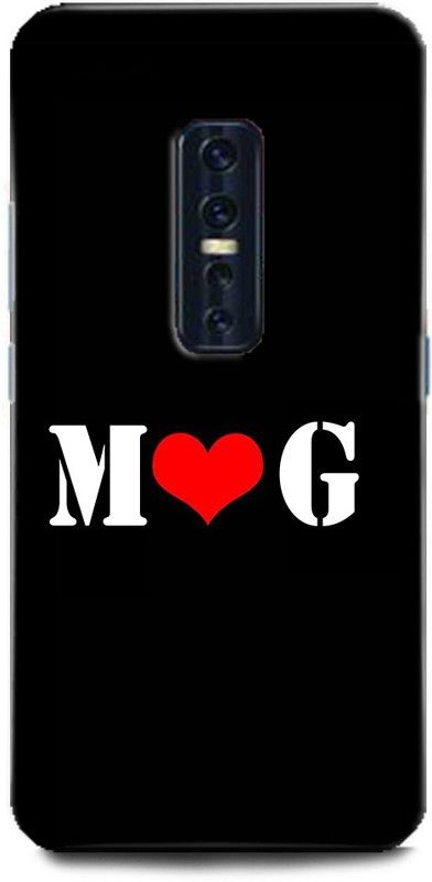 Afterglow Back Cover for Vivo V17 Pro M G, G LOVES M, NAME, LETTER, ALPHABET, MG LOVE, HART  (Multicolor, Shock Proof, Pack of: 1)
