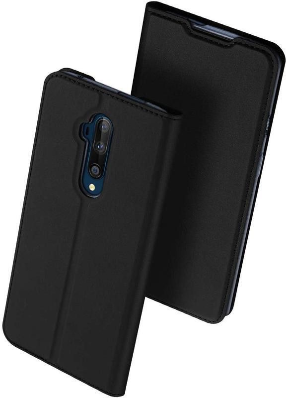 Elica Flip Cover for OnePlus 7T Pro 6.67"  (Black, Shock Proof, Pack of: 1)