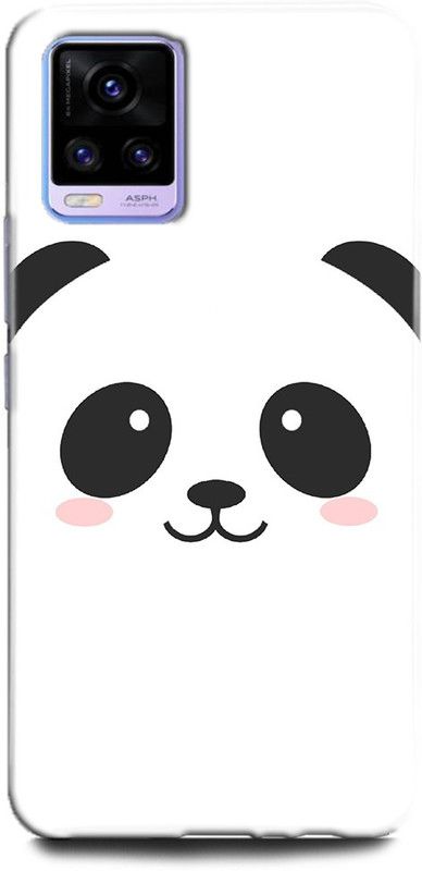 Afterglow Back Cover for Vivo V20 PANDA, PANDA, PANDA LOVE, PANDA IMAGE, CUTE, FUNNY, CARTOON  (Multicolor, Shock Proof, Pack of: 1)
