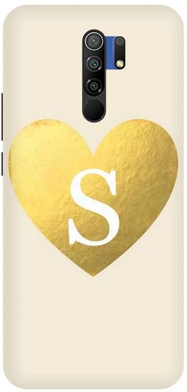 URCHIN Back Cover for POCO M2S letter, Letter S, S word, S name, S  (Multicolor, Shock Proof, Pack of: 1)