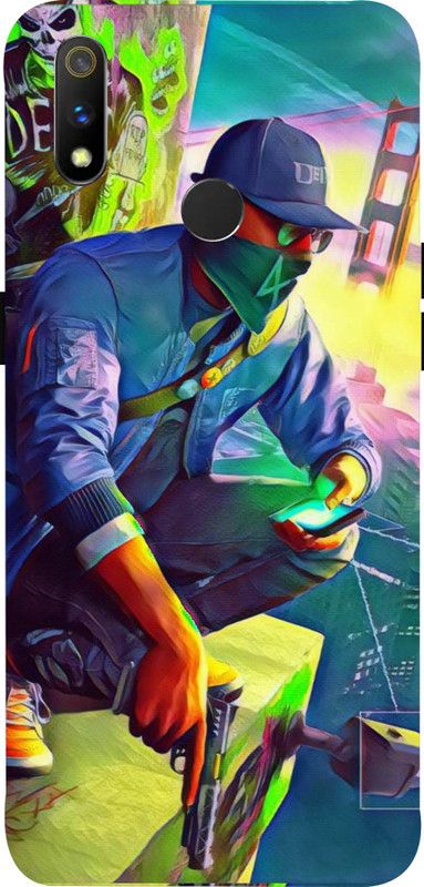 LIKELOOK Back Cover for Realme 3Pro, ( Maskboy, Attitude Boy )  (Multicolor, Shock Proof, Pack of: 1)