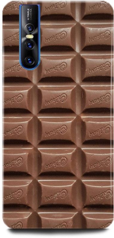 INDICRAFT Back Cover for Vivo V15 Pro, Vivo 1818, Chocolate, Printed  (Multicolor, Shock Proof)