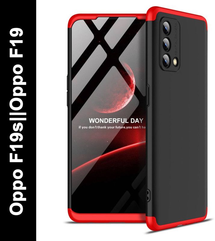 SPAZY CASE Back Cover for Oppo F19s, Oppo F19  (Red, Hard Case, Pack of: 1)