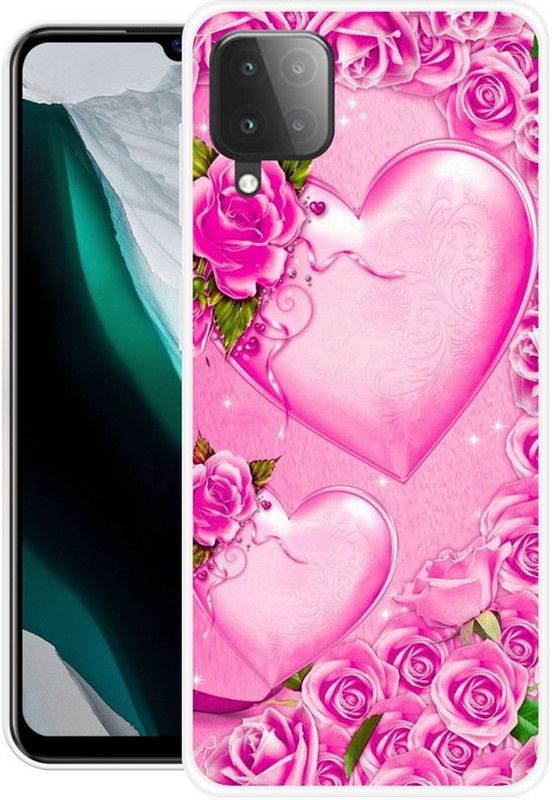 FITESTAR Back Cover for Samsung Galaxy M62  (Pink, Blue, Grip Case, Silicon, Pack of: 1)