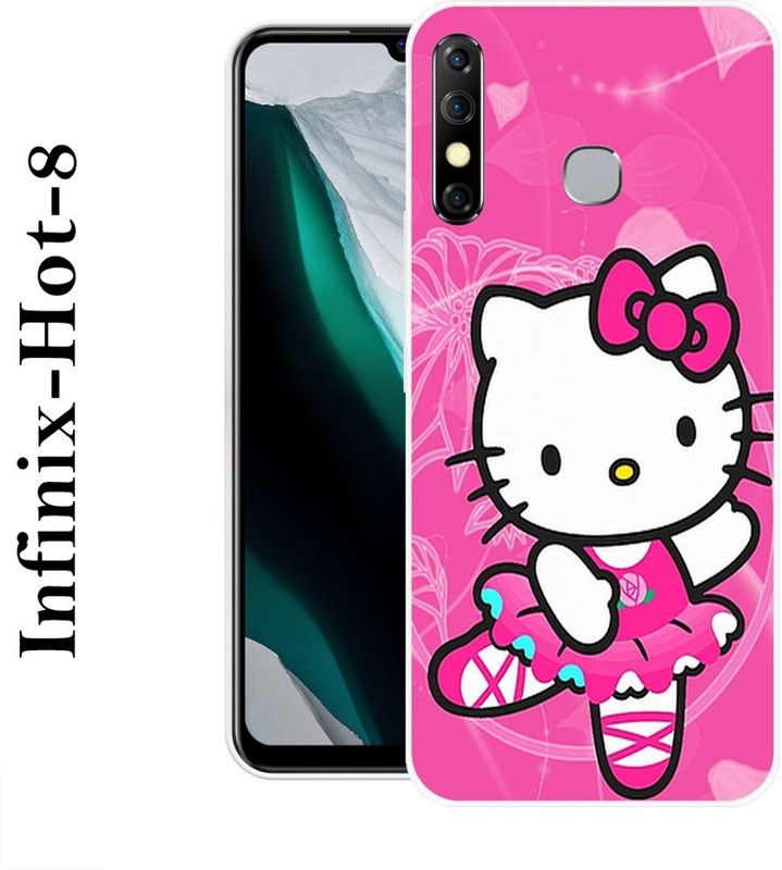 SUPERCASE Back Cover for Infinix Hot 8  (Multicolor, Grip Case, Silicon)
