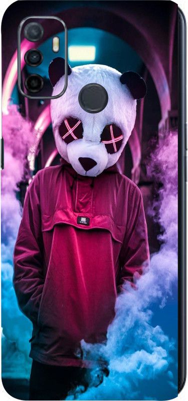 Mclaxa Super Panda For Mobile Back Skin., Super Panda, Oppo A 53S Mobile Skin  (Super Panda Skin With Super Matte Finish.)