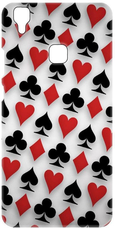 Smutty Back Cover for Vivo V3 Max - Cards Deck Print  (Multicolor, Hard Case, Pack of: 1)