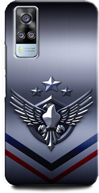 Afterglow Back Cover for Vivo Y51A LOGO, GOLDEN, LOGOS  (Multicolor, Shock Proof, Pack of: 1)