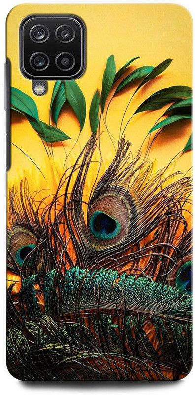 INTELLIZE Back Cover for SAMSUNG Galaxy F62 MOR PANKH, PEACOCK FEATHER, GREEN, TEXTURE  (Multicolor, Hard Case, Pack of: 1)