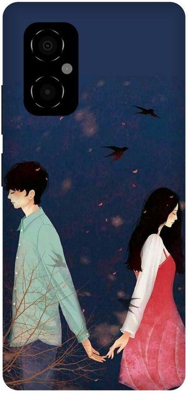 play fast Back Cover for POCO M4 5G, MZB0BRWIN, ANIME, GIRL, BOY, LOVELY,GIRL, CUTE, COUPLE  (Blue, Hard Case, Pack of: 1)