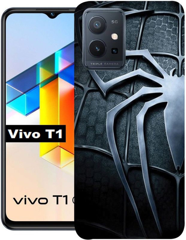 Ghumakkad Back Cover for Vivo T1  (Black, Silicon, Pack of: 1)
