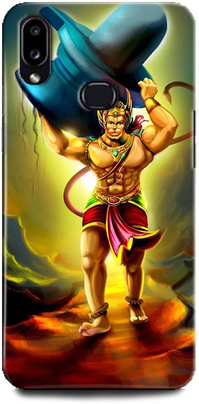 INDICRAFT Back Cover for Samsung Galaxy A10s HANUMAN JI , LORD, GOD, BAJRANGBALI, SHIVLING  (Multicolor, Shock Proof, Pack of: 1)