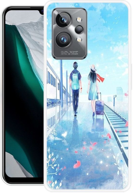 KUDI Back Cover for Realme GT 2 Pro  (Multicolor, Grip Case, Silicon)