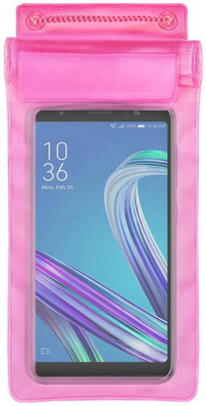 ACM Pouch for Asus Zenfone Max M1 Zb556kl  (Pink, Waterproof, Silicon, Pack of: 1)
