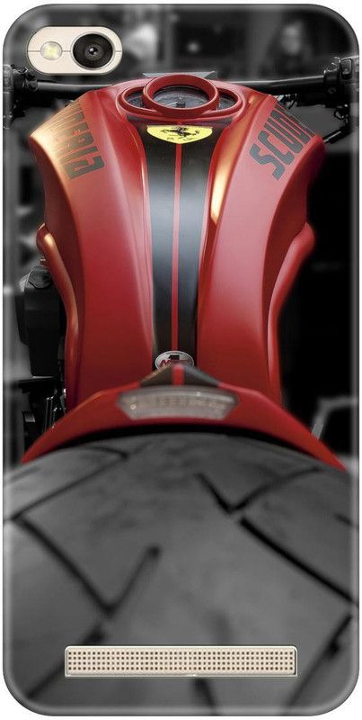 Smutty Back Cover for Mi Redmi 5A - Bike Print  (Multicolor, Hard Case, Pack of: 1)