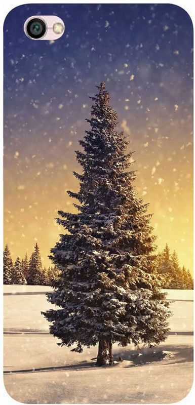 Skyhawk Back Cover for Redmi Y1 Lite White Christmas Tree  (Multicolor, Waterproof, Silicon, Pack of: 1)