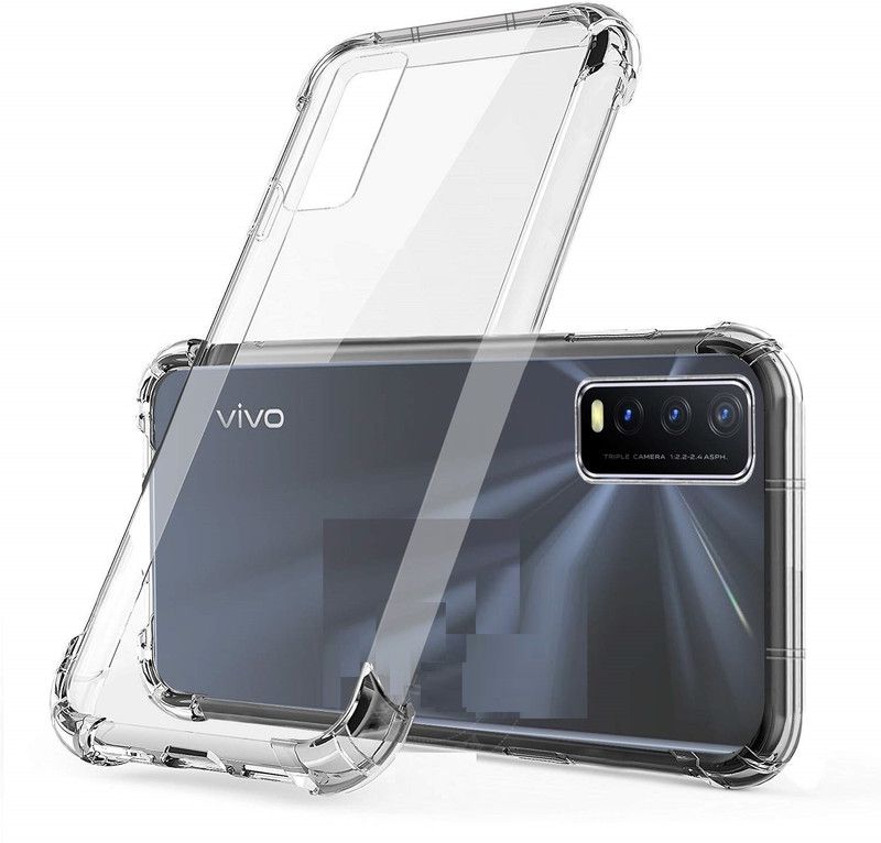 CaseWEB Back Cover for Vivo Y20T  (Transparent, Flexible, Silicon, Pack of: 1)