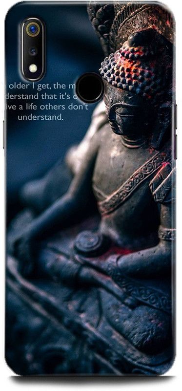 Afterglow Back Cover for Realme 3i GAUTAM BUDDHA, BUDDHA, GOD, SPRITUAL, LORD BUDDHA  (Multicolor, Shock Proof, Pack of: 1)