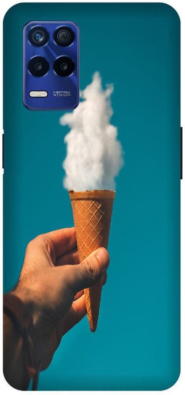 Bluvver Back Cover for Realme 8s 5G , RMX3381, Printed Smok Clouds Back Cover  (Multicolor, Hard Case, Pack of: 1)