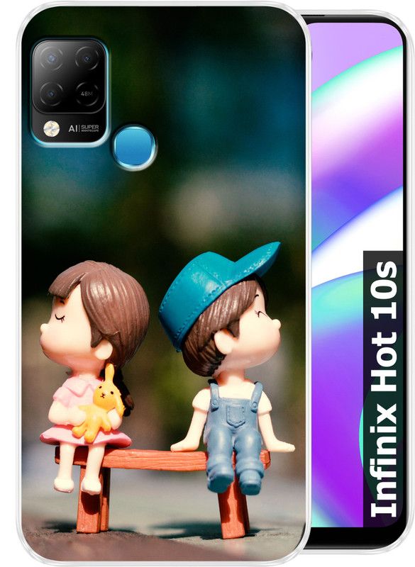 vipax Back Cover for Infinix Hot 10s  (Multicolor, Silicon)