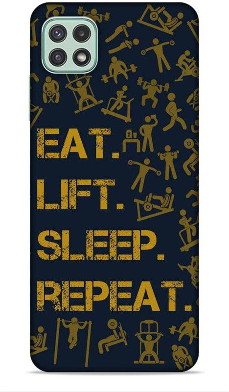 Samsidhi Back Cover for Samsung Galaxy A22 5G  (Blue, Yellow)
