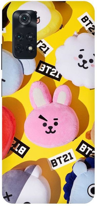 Vinsmoke Back Cover for Poco M4 Pro BT21-BTS-koya-RJ-Shooky-Mang-Chimmy-Tata-Cooky-385286  (Multicolor, Shock Proof, Pack of: 1)