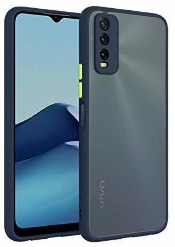 ALONZO Front & Back Case for Vivo Y20, Vivo Y20i, Vivo Y12s, Vivo Y20A, Vivo Y20G  (Blue, Camera Bump Protector, Pack of: 1)