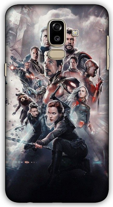 CROKIAN Back Cover for Samsung Galaxy J8 Avengers Back Cover  (Multicolor, Hard Case, Pack of: 1)