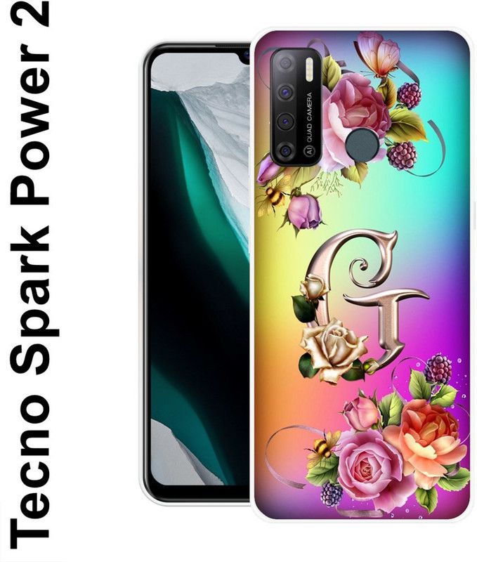 REALKING Back Cover for Tecno Spark Power 2  (Multicolor, Silicon)