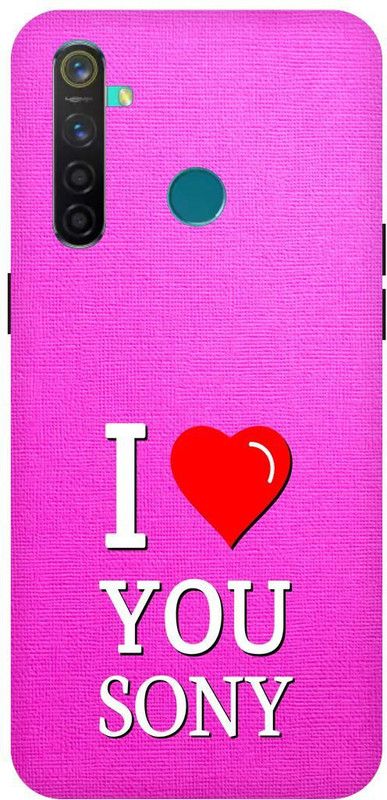 Zaplab Back Cover for Realme 5 Pro, RMX1971 I Love You Sony Printed Back Cover  (Multicolor, Waterproof, Pack of: 1)