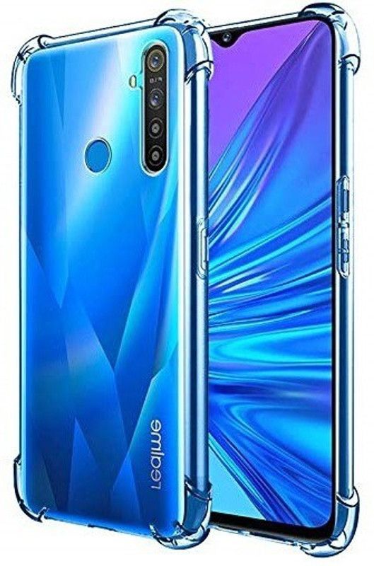 INFINITYWORLD Back Cover for Realme 5, Realme 5i, Realme 5s  (Transparent, Shock Proof, Silicon, Pack of: 1)