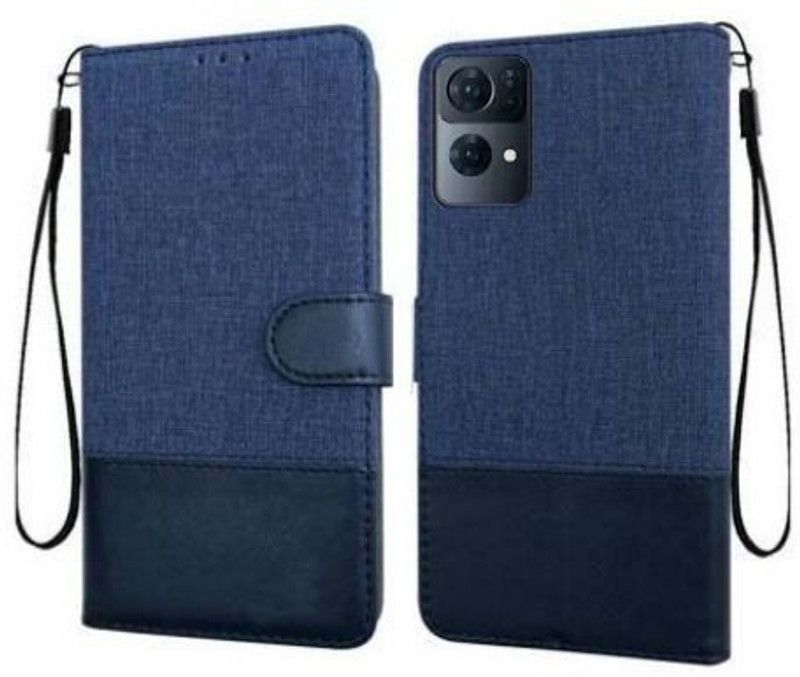 RharanxyN Back Cover for OPPO Reno7 Pro 5G Back Cover in Cases & Covers  (Blue, Dual Protection, Pack of: 1)