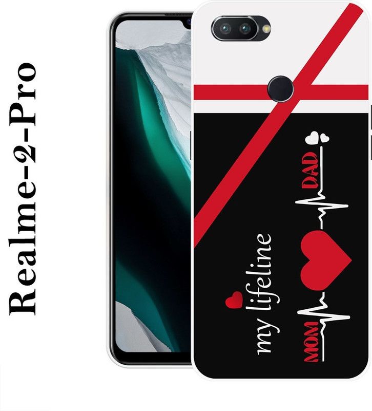REALKING Back Cover for Realme 2 Pro  (Multicolor, Grip Case, Silicon)