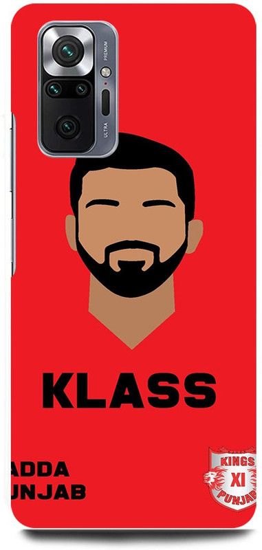 FRONK Back Cover for REDMI Note 10 Pro Max, LOKESH, RAHUL, KL, RAHUL, INDIAN, PLAYER, KINGS, 11, PUNJAB  (Red, Hard Case, Pack of: 1)