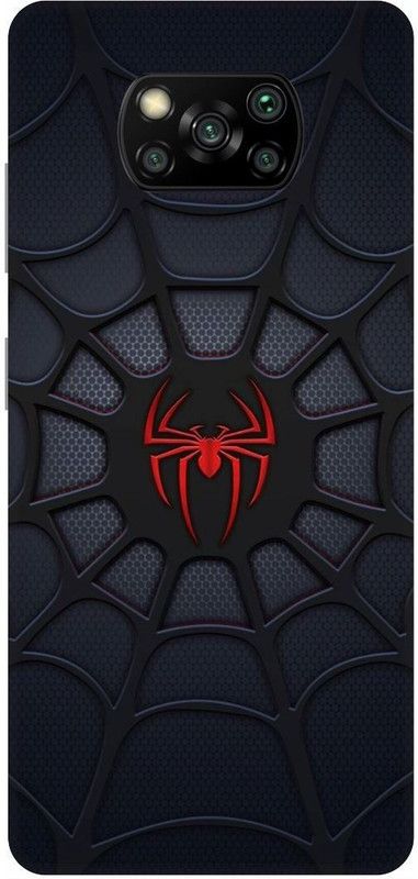 Zaplab Back Cover for Xiaomi Poco X3,MZB07Z4IN, Spiderman Image Printed Back Cover  (Multicolor, Hard Case, Pack of: 1)
