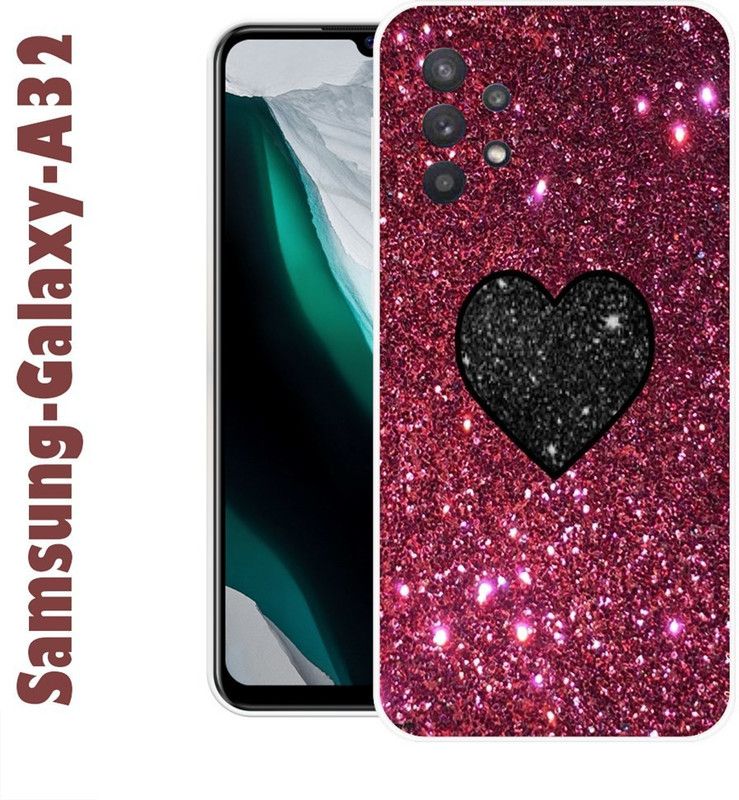 CellWorld Back Cover for Samsung Galaxy A32  (Purple, Grip Case, Silicon)