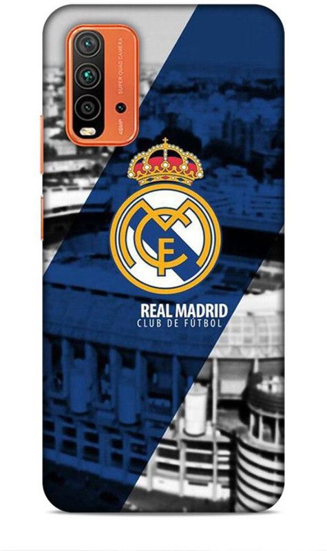 CRAFTARA Back Cover for Redmi 9 Power  (Blue, Grey, Hard Case)
