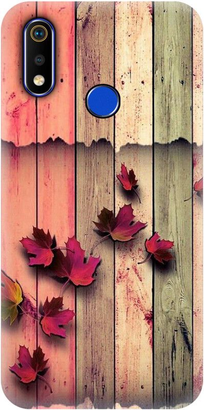 Smutty Back Cover for Realme 3 Pro, RMX1851 - Maple Leaves Print  (Multicolor, Hard Case)