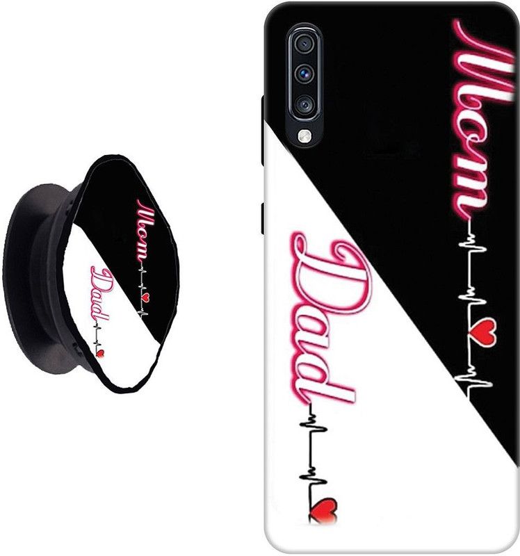 My Swag Back Cover for Samsung Galaxy A50s  (Black, White, Cases with Holder, Pack of: 2)