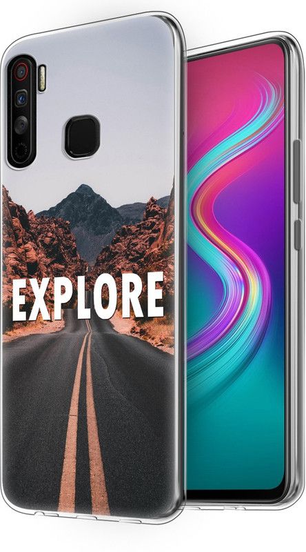 Fashionury Back Cover for Infinix S5, Infinix S5 Lite  (Multicolor, Grip Case, Silicon)