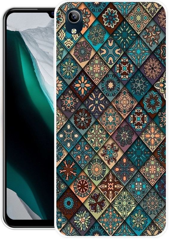 Krtagy Back Cover for Vivo Y91i  (Multicolor, Dual Protection, Silicon, Pack of: 1)