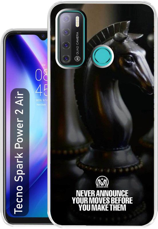 Flipkart SmartBuy Back Cover for Tecno Spark Power 2 Air  (Black, Dual Protection, Silicon, Pack of: 1)