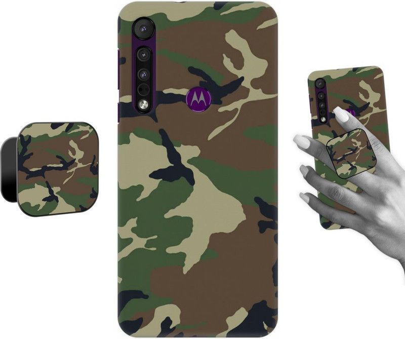 COBIERTAS Back Cover for Motorola Moto One Macro  (Multicolor, Cases with Holder, Pack of: 1)