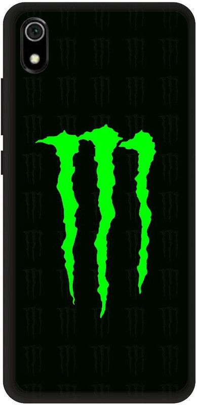 UMPRINT Back Cover for Redmi 7A  (Black, Green, Shock Proof, Pack of: 1)