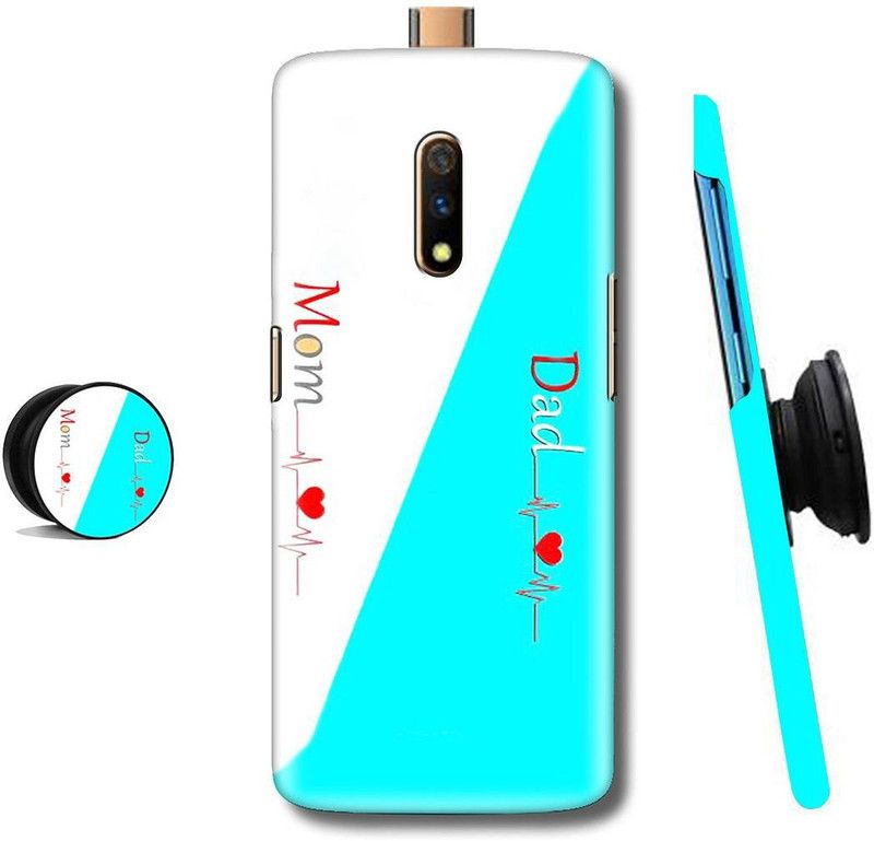 MY SWAG Back Cover for Realme X  (White, Blue, Cases with Holder)