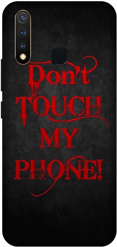 SSMORYA Back Cover for Vivo U20 (Don’t, Touch my Phone) Printed Back Cover  (Multicolor, Waterproof, Pack of: 1)