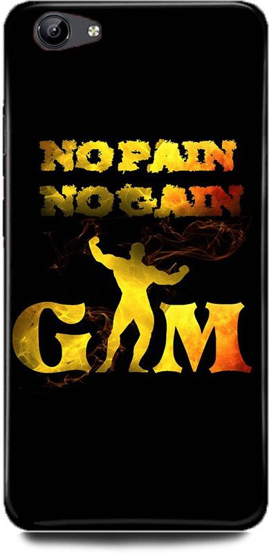 MP ARIES MOBILE COVER Back Cover for OPPO A57, CPH1701,Gold,Gym,Fitness,Workout,Gym,No,Pain,No,Gain,Stop,Wishing,Start,Doing,  (Multicolor, Hard Case, Pack of: 1)